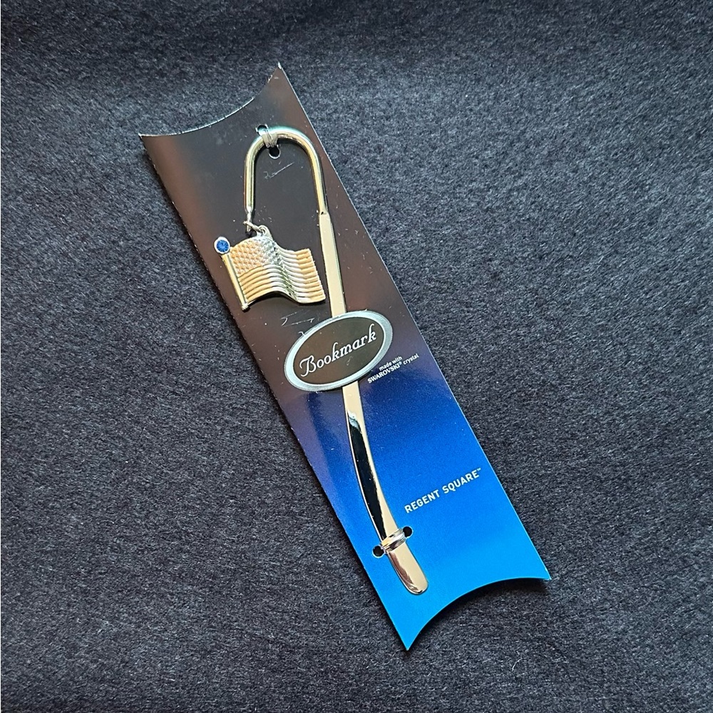 Regent Square Silver Plated Flag Bookmark